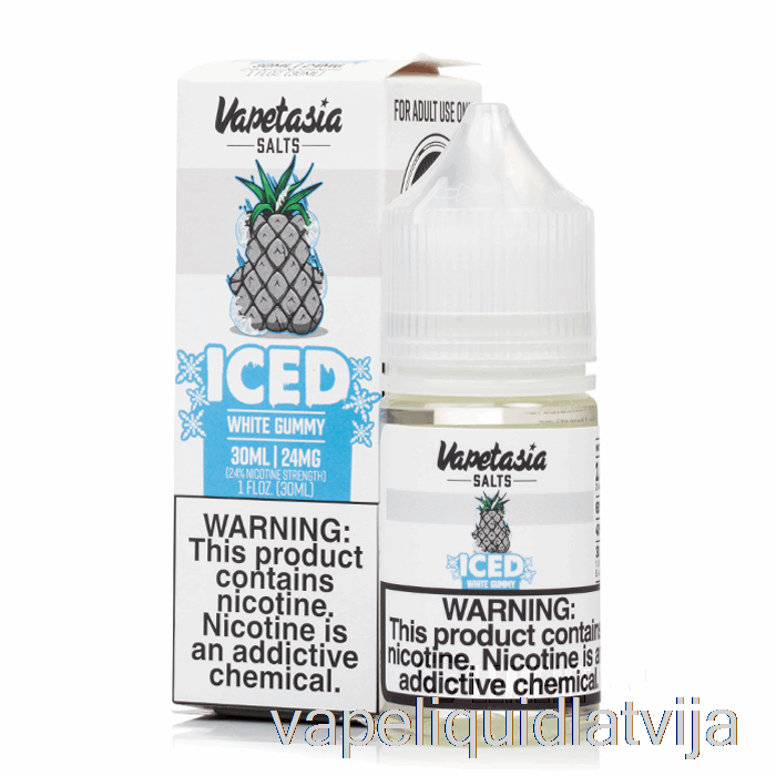 Ledus Balta Gumija - Vapetasia Salts - 30ml 48mg Vape šķidrums